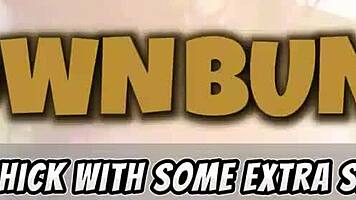 Chocolaty Babe Hints at Her Perfectly Massive Booty in Seductive Poses