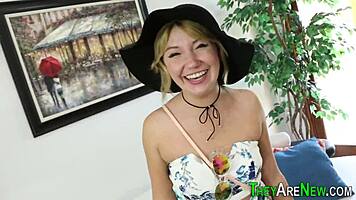 teen gobbles big cock and rides in pov action