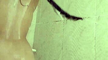 College Girl Masturbates In The Shower And Gets Caught!