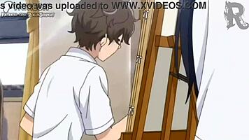 Teen Tricked Into Footjob In Classroom