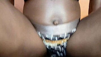 Pretty african teen 18+ came for her christmas gift