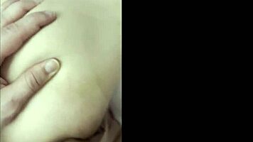 Fun sex of a young man with a mature blonde cougar