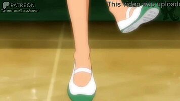 Teen Tricked Into Footjob In Classroom