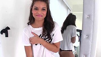 gabriella ford takes huge cock pov blowjob and swallows big load 😍