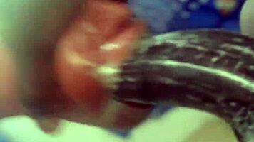 Huge Thick Black Dick Creams Throat