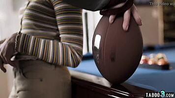 Perv Superstar Takes Advantage of Timid Teen 18+ Reporter Aften Opal for Rough Sex