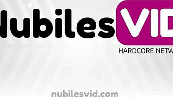 Little princess offers comfort in a shy, blonde teen encounter.