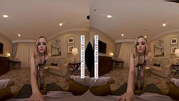 This naughty america beautiful petite blonde hottie anna claire clouds fucks you in vr so realistically
