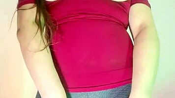 colombian latina stepmom teases with solo dirty talk show