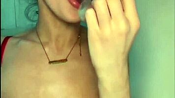 Horny British Slut Performs Solo Naughty Play With Blowjob In Homemade POV