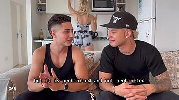 Cum bath ready for my horny Argentinian stepsister’s slut and her cuckold bf, Danner Mendez?