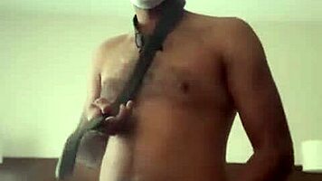 Desi Babe in Fishnets Gets Spanked and Fisted on Bed