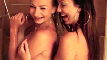 Nasty teen 18+ passionately licks young 18+ pussy in lesbian sex