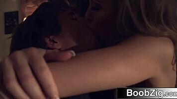 Fit blonde milf chases young college cock