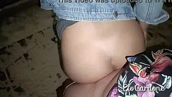 Latina Babe Gags On Big Gay Cock While Cuckold Plays Soccer
