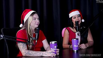 Compilados Da Isadora Closel No Swing Cast Com Tifany Rocha E Raphaela Savanah - Parte 2