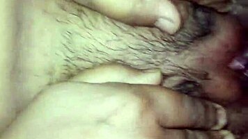 Beautiful Indian girl experiences intense anal sex with boyfriend in bedroom. Screaming echoes through homemade video.