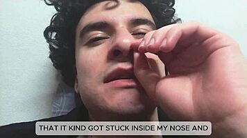 Blasting huge cumshot on client's machine