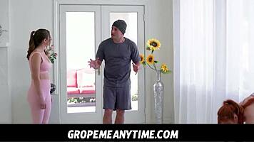 I groped teens in a yoga session with Nathan Bronson, Penelope Kay and Lauren Phillips.