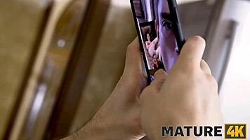 Horny Mature Goes Hard With Devious Stepson - Mature4K!