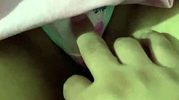 home video of teen in miniskirt asks master for anal sex