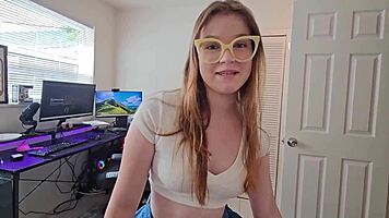 My new Russian stepsister Ava Marina humbles me