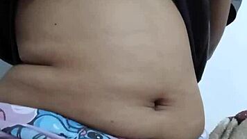 i touchin my big tits on camera