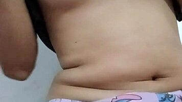 i touchin my big tits on camera