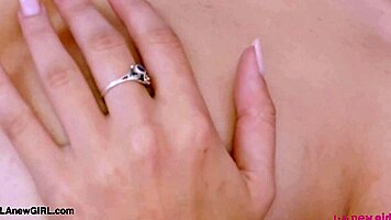 Oh my! How does this stunning brunette model strip down to reveal such a perfect figure?