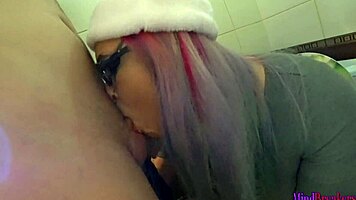 My dirty holiday fantasy involves fucking a hot sexy step sister in the toilet