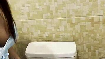 shy latina maid Leyne Rodriguez bangs boss until he cums