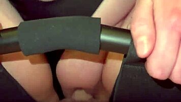 Riding Dick With My Sex Chair, Moaning And Showing Wet Pussy