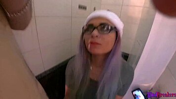 My dirty holiday fantasy involves fucking a hot sexy step sister in the toilet