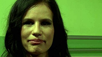 dominated girl receives creampie during bondage sex