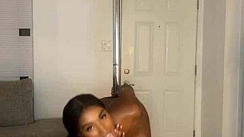 Ebony Petite Girl With Wet Fat Ass