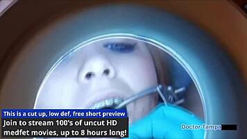 Dr Tampa Torments Olivia Kassady In Lesbian Clinic With Toys