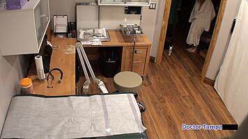 Dr Tampa Torments Olivia Kassady In Lesbian Clinic With Toys