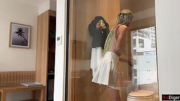 sharing bed with stepsister - no panties under covers tonight