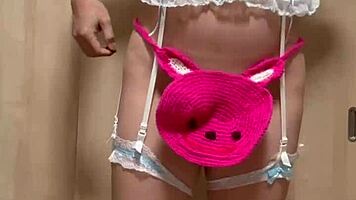 japanese teen in junior panties gets anal and nipple play 😳