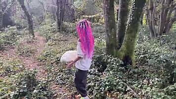Damn! Rough Outdoor Forest Sex With Teen 18+ Spanked Hard!