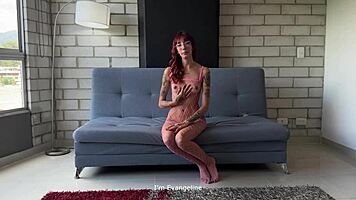 beautiful petite evangeline tries her first anal in steamy pov