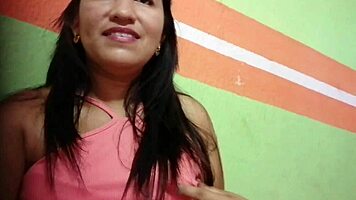 Brunette European Girl Feels Horny and Touches Herself in POV