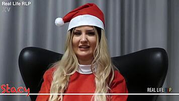 yo, check real life porno with stacy doing rimming and milk in christmas sex!