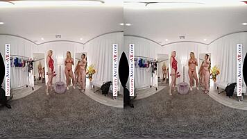 naughty america stars bianca, kit, and rachael get pounded hard in dressing room