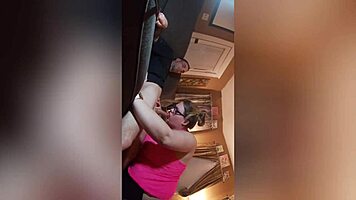 Roxy Faith swallows Ian's 8-inch cock and gets a facial.