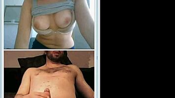 this cute girl on webcam helps a stranger jerk off more at webcamshub com