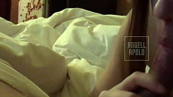 i'm with my big-assed blonde stepsister in the hotel room, she's so submissive and cute