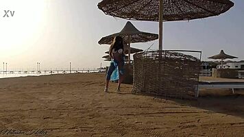 I Dare Go Pantyless On Crowded Beach!