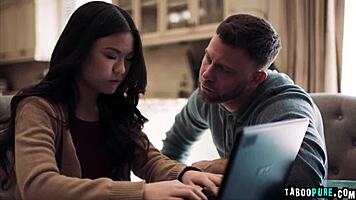 Lulu Chu and Slimthick Vic dominate in intense threesome with licks and orgasms