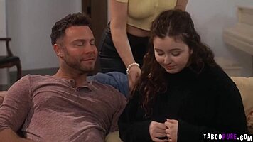 Couple seth gamble and bunny madison join stepsiblings codey steele and leana lovings in foursome